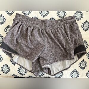 Lululemon hotty hot 2.5 in inseam shorts. Women's Heather Gray Athletic Shorts
